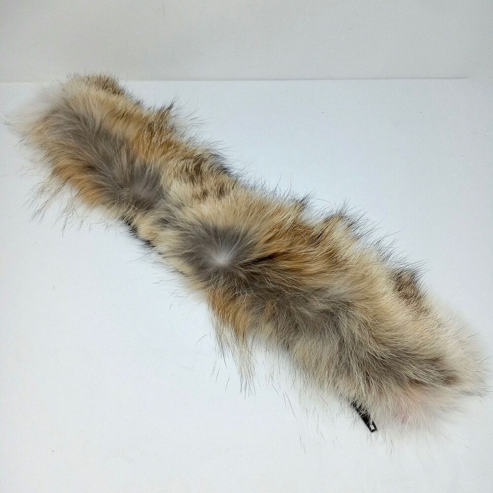Canada Goose Fur Replacement Collar Trim for Red Jacket or Coat (19" Long) - Picture 4 of 8